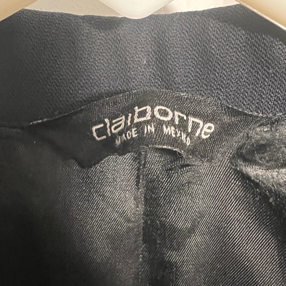 CLAIBORNE NAVY BLUE SPORTS JACKET- MENS- VINTAGE- 48L - Picture 2 of 9